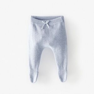 ZARA Mini Collection Basic Knit Footed Leggings